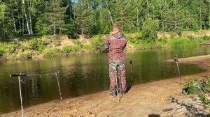 Рыба ломает катушку! Рыбалка на реке Керженец. Семёнов. Нижегородская область.