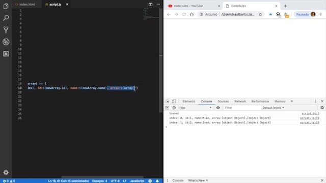 Javascript - Map, ForEach e Filter.
