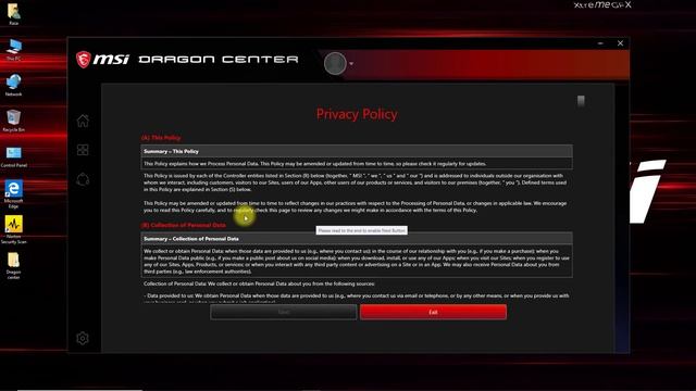 Waiting for SDK initialize MSI Dragon Center | Problem Solved 100%
