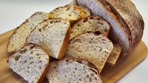 ХЛЕБ НА ЗАКВАСКЕ. ЧЕСНОЧНЫЙ