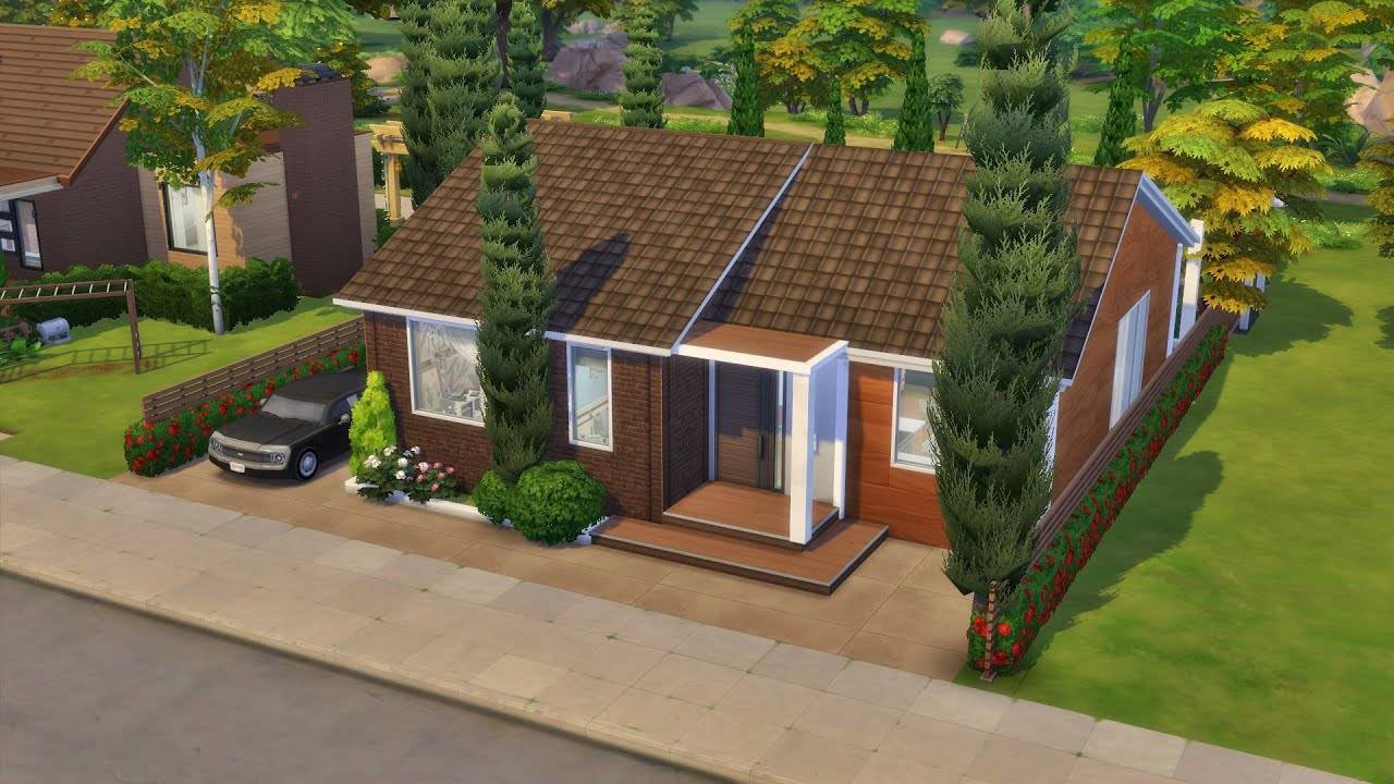 СЕМЕЙНЫЙ ДОМ МЕЧТЫ_ THE SIMS 4 Строительство | Mulena Sims 4 смотреть онлайн