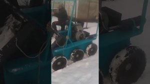 Самоходная тележка Тс-350 продолжение. (минитрактор)