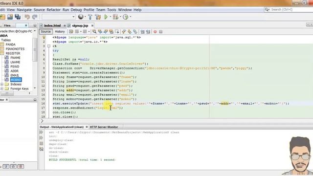 SIGNUP AND LOGIN PAGE - PART 1 | NETBEANS | WEB APPLICATION PROJECT