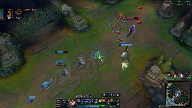 League of Legends - Ryzen 7 5800x + GTX 1660 Super - LoL - 1080p Low - Benchmark Fps Test смотреть онлайн