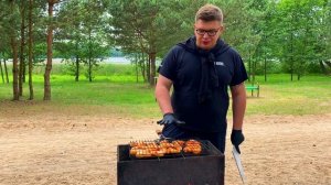 Куриные крылышки на мангале в томатном маринаде. Простой и вкусный рецепт.