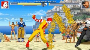 M.U.G.E.N. Ultimate Donald (Ronald McDonald) Gameplay