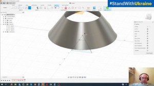 Fusion 360. Питання з чату. Розгортка конуса