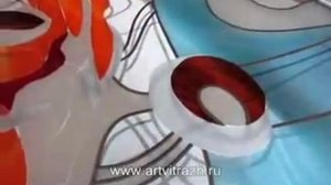 Витражи  Изготовление пленочных витражей