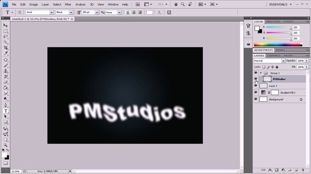 Smoke Text Effect in Photoshop CS4 смотреть онлайн