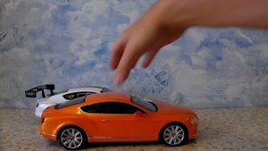ОНЛАЙН ТРЕЙД.РУ — Машина на радиоуправлении RASTAR Bentley Continetal GT Speed, 1:14, оранжевый