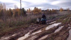 ИЖ Планета 3 по бездорожью