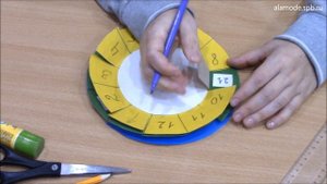 Развивающая игрушка - Часы. Картонные часы своими руками.