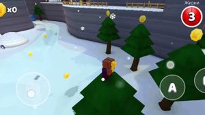 супер мишка.Super Bear Adventure.Сбор пазла в снежной долине.Pazzle in the snow valley.Petualangan