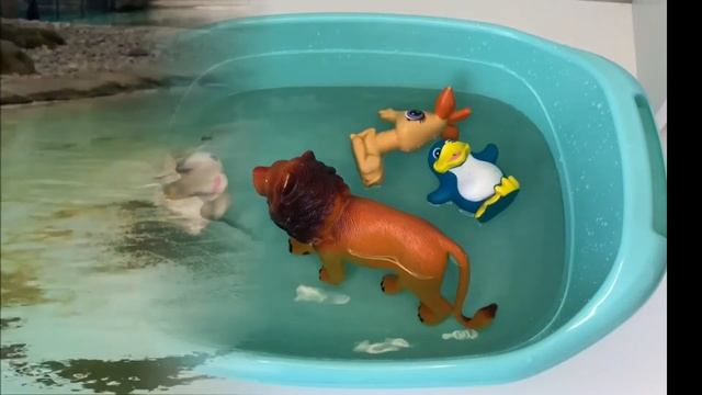 Учим Животных на английском Слон Корова Собака Лошадь Рыба Лев Кошка, Развивающие Мультики для Дете смотреть онлайн