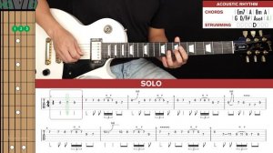 More Than A Feeling Guitar Cover Boston 🎸|Tabs + Chords|