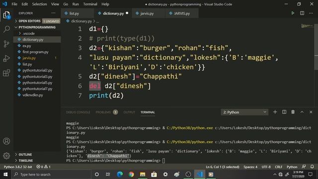 #12 Dictionaries in Python || Free Python Course || Coding Anna