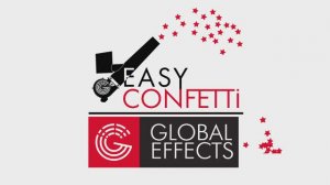 Компактная конфетти-машина EASY Confetti от компании GLOBAL EFFECTS