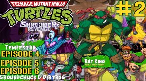 RAT KING. TEMPESTRA. ПРОХОЖДЕНИЕ TEENAGE MUTANT NINJA TURTLES SHREDDER'S REVENGE #2