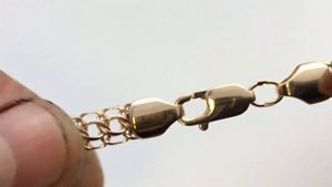 Золотая цепь плетение «Питон». Gold chain/Ювелирные изделия из золота