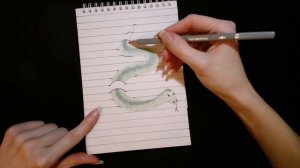 Легкие 3D рисунки (змея)/ Как нарисовать змею