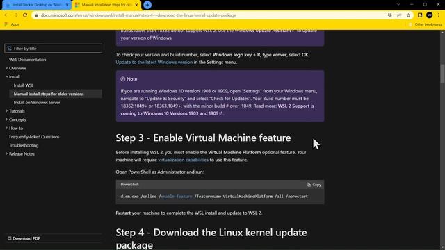 Installing Docker in Windows 11 Home Version | Without VM's | Official Method 2022 смотреть онлайн