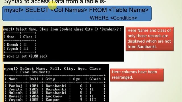 SQL Basic vi Part 1 - Working with Database example Mysql смотреть онлайн