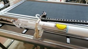 Лазерный CO2 самодельный станок с частичной 3D моделью и списком деталей на 2024г