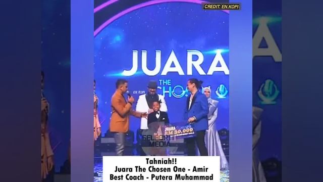 ADIK AMIR MUNCUL JUARA THE CHOSEN ONE ? HADIAH RM30 RIBU & TROPI смотреть онлайн