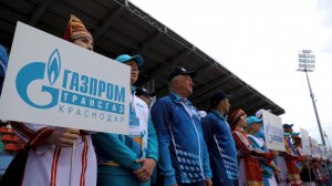 Соревнования по пожарно-прикладному спорту среди команд дочерних обществ ПАО «Газпром». Открытие.