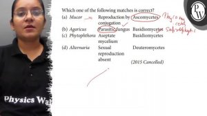 Which one of the following matches is correct?
(a) Mucor Reproducti...