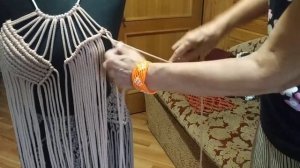 Макраме одежда. Платье, Бюстье. МК шаг 2