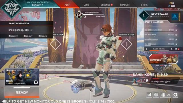 APEX LEGENDS SEASON 7 IS HERE | OLYMPUS | HORIZON | TRIDENT VEHICLES | CLUB SYSTEM APEX LEGENDS смотреть онлайн