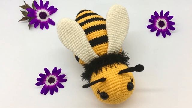 FREE bee crochet pattern | Bee crochet tutorial | How to crochet bee Amigurumi tutorial смотреть онлайн