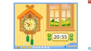 Игра мультик для Детей "Часики"