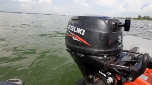 Инжекторный SUZUKI(15) на лодке "Флагман 400U"