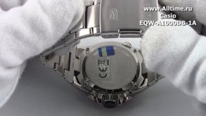 Мужские японские наручные часы Casio Edifice EQW-A1000DB-1A
