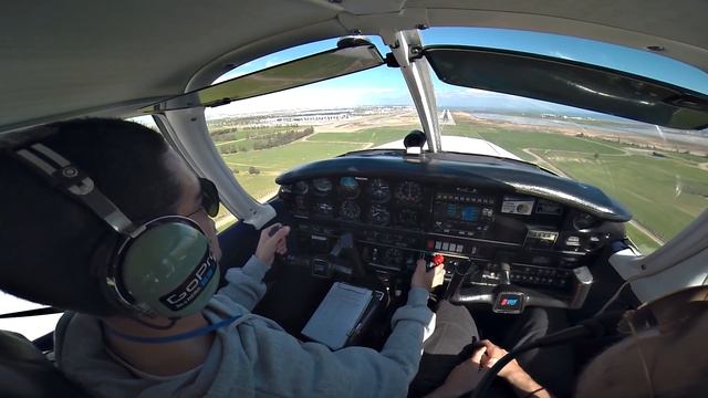 Piper PA28 Cherokee | Touch and Go & Landing at LCA Intl Airport | GoPro Cockpit View | ATC Comms смотреть онлайн