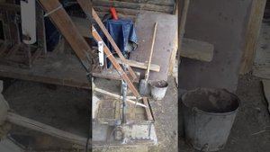 Станок для шлакоблока своими руками