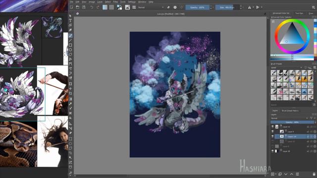 [Speedpainting] Violin Dragon смотреть онлайн