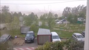 Ураган в Москве 1 июня 2017