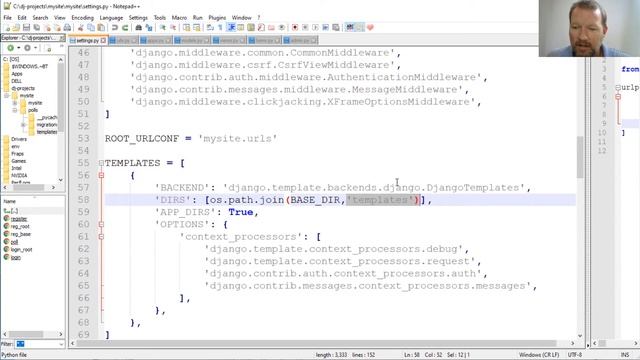 Python Basics Tutorial Linking Path To Templates Settings