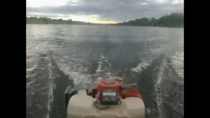 Первый выход на воду после доработок Carver 3.8 S