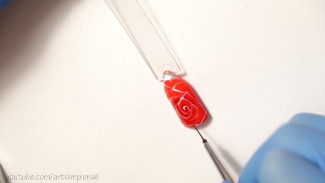 Дизайн ногтей Розы гель лаком. Маникюр с розочками | Rose Nail Art смотреть онлайн