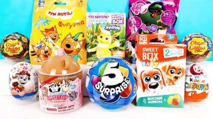 СЮРПРИЗ MIX! My little pony, Три кота, Лунтик, Щенячий патруль, Фиксики Unboxing Kinder Surprise
