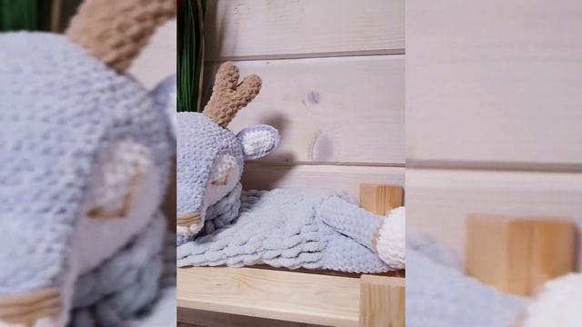 Пижамница Оленёнок крючком