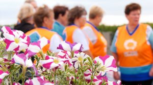 Волонтеры отряда «Надежда» провели для шадринских пенсионеров спортивный праздник