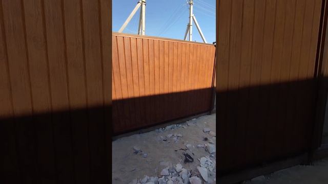 Ворота металлические сайдинг евро панель смотреть онлайн