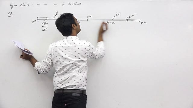 Figure shows an aluminium rod joined to a copper rod. Each of the смотреть онлайн