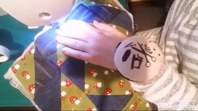 how to quilt patchwork blocks with synthetic winterizer. Как простегать пэчворк блоки. смотреть онлайн