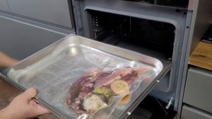 Sous Vide Squid tentacles (Humboldt squid) with Gorenje steam oven (ProCook) - Auto Program recipe.